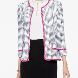 Misook (XL) Chain Trim Knit Jacket